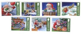 Briefmarken "Weihnachtsmann". Guernsey