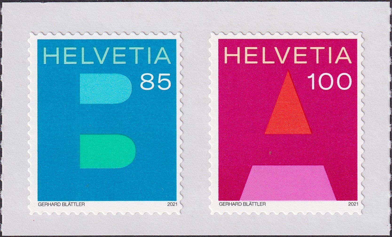 Alle Briefmarken: 2021, Nr.1813+1814 (A+B Post) postfrisch **. – Gebraucht aus Sursee von Luzernerraute