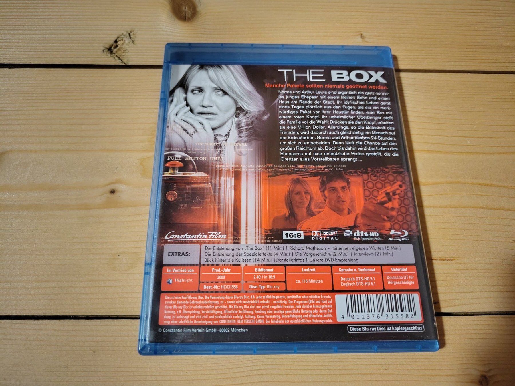 Tous les DVDs: The Box - Du bist das Experiment – D'occasion à Wasterkingen par Palu17 2