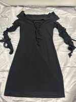 Partykleid Figurbetont mit Schnürung Gr S NEU Gratis Versand
