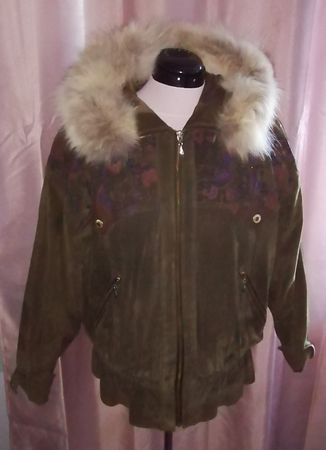 Eyecatcher Retro Winterblouson aus Wildleder