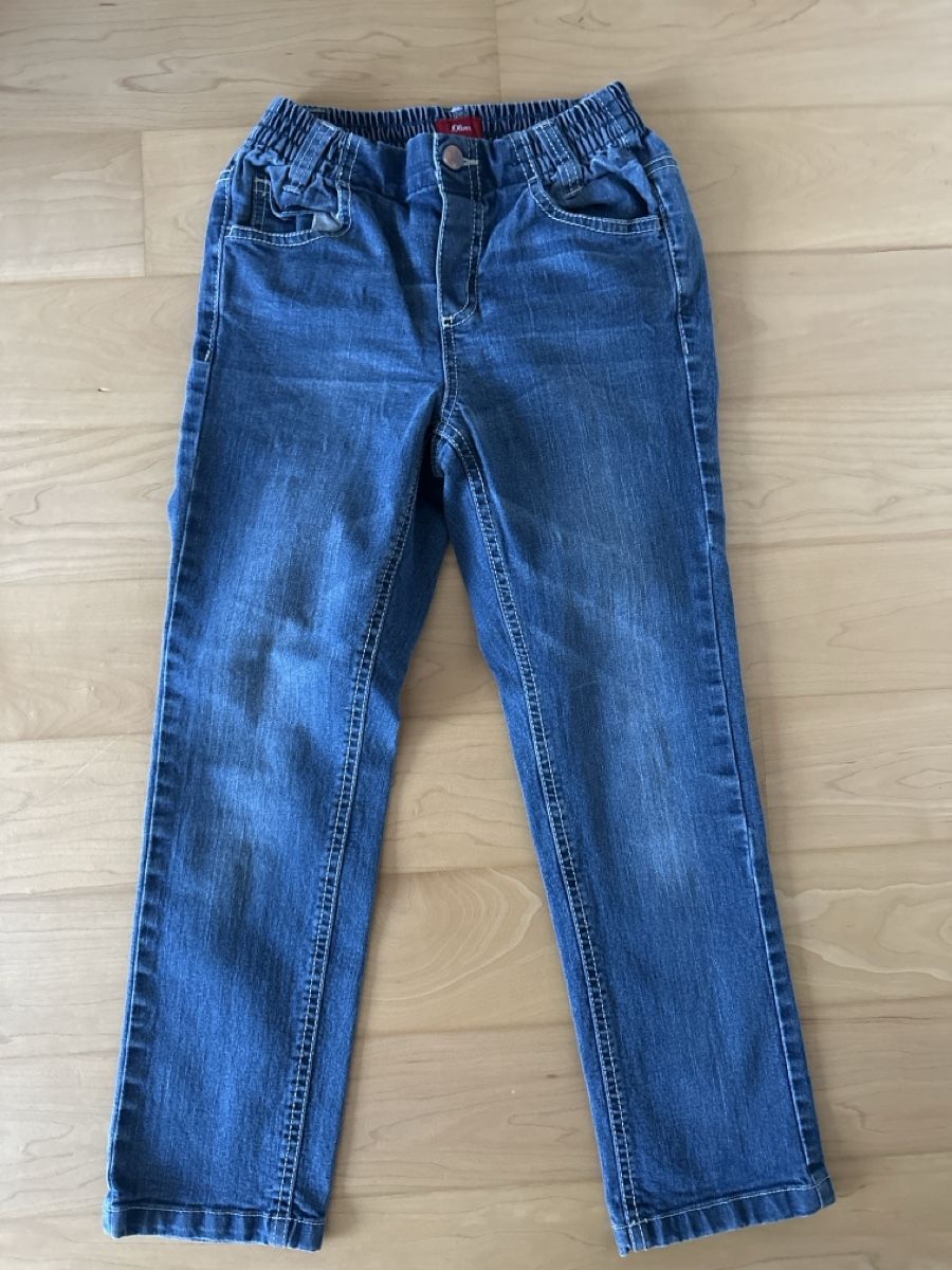 Pantalons: S. Oliver Jeans blau Grösse 128  – Neuf (Voir description) à Flawil par savoypremium