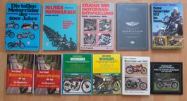 11 Motorradbücher