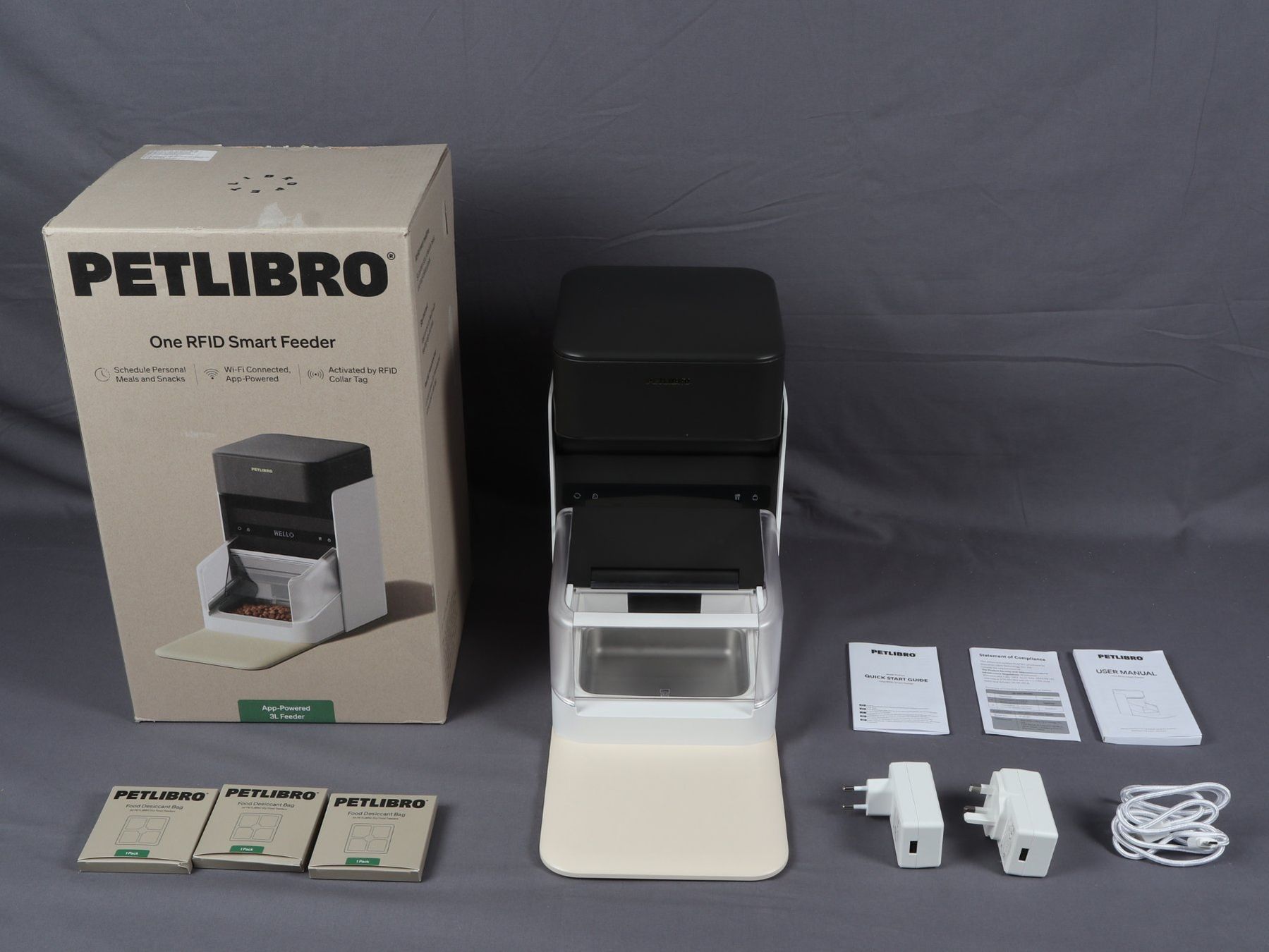Mangimi: PETLIBRO Futterautomat One RFID schwarz – Nuovo (secondo la descrizione) da Steinen venduto da Restwert_Steinen