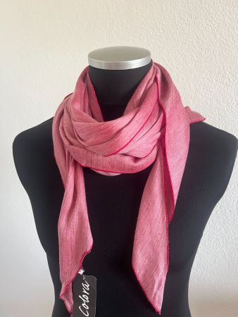 Colora Dreiecktuch Modal/Wolle/Seide, Bordeaux/meliert, NEU