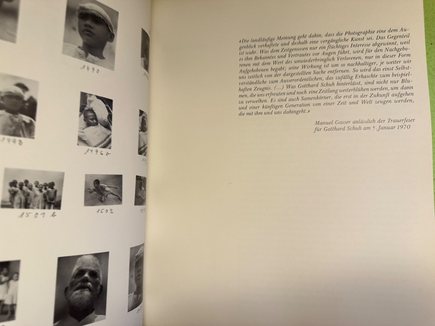 Bücher: Gotthard Schuh: Photographien. – Gebraucht aus Zürich von allp 3
