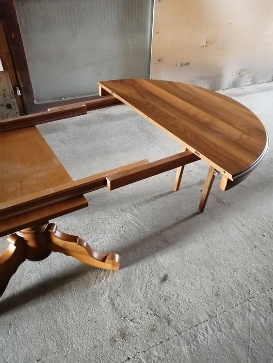 TABLE RALLONGES EN NOYER AVEC 3 RALLONGE PRETE POUR SERVIR (Gebraucht ...