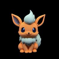 Flareon Figur Schweiz | 3D gedruckte Flareon Pokémon Figur