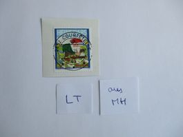 Voll Letzttagsstempel der Poststelle 2852 Courtètelle JU