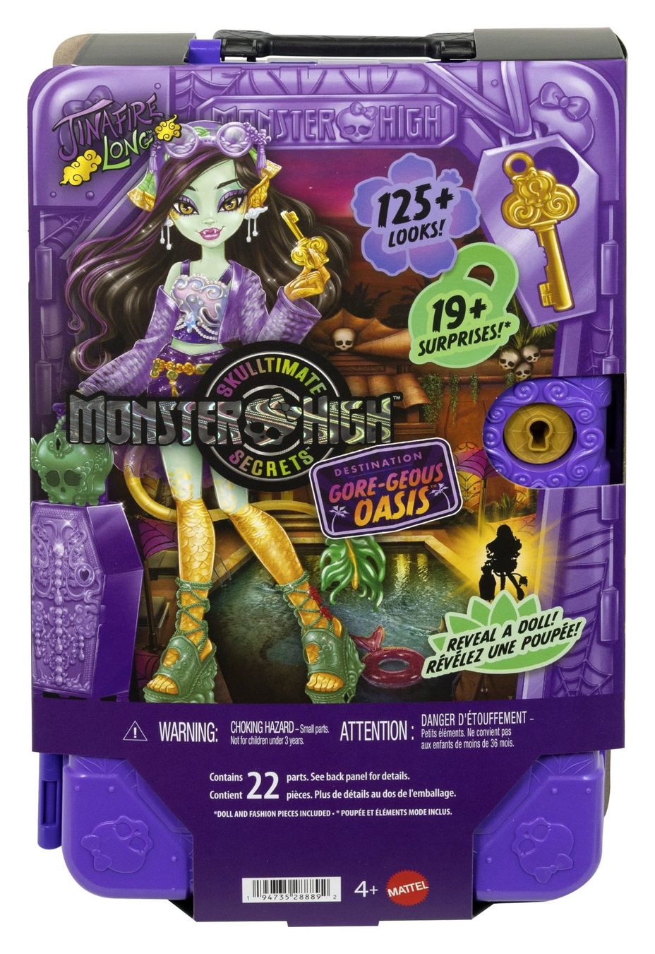 Bambole: Monster High Skulltimate Secrets poupée Jinafire Long – Nuovo e nell'imballaggio originale da St-Imier venduto da ATTAKSHOP 1