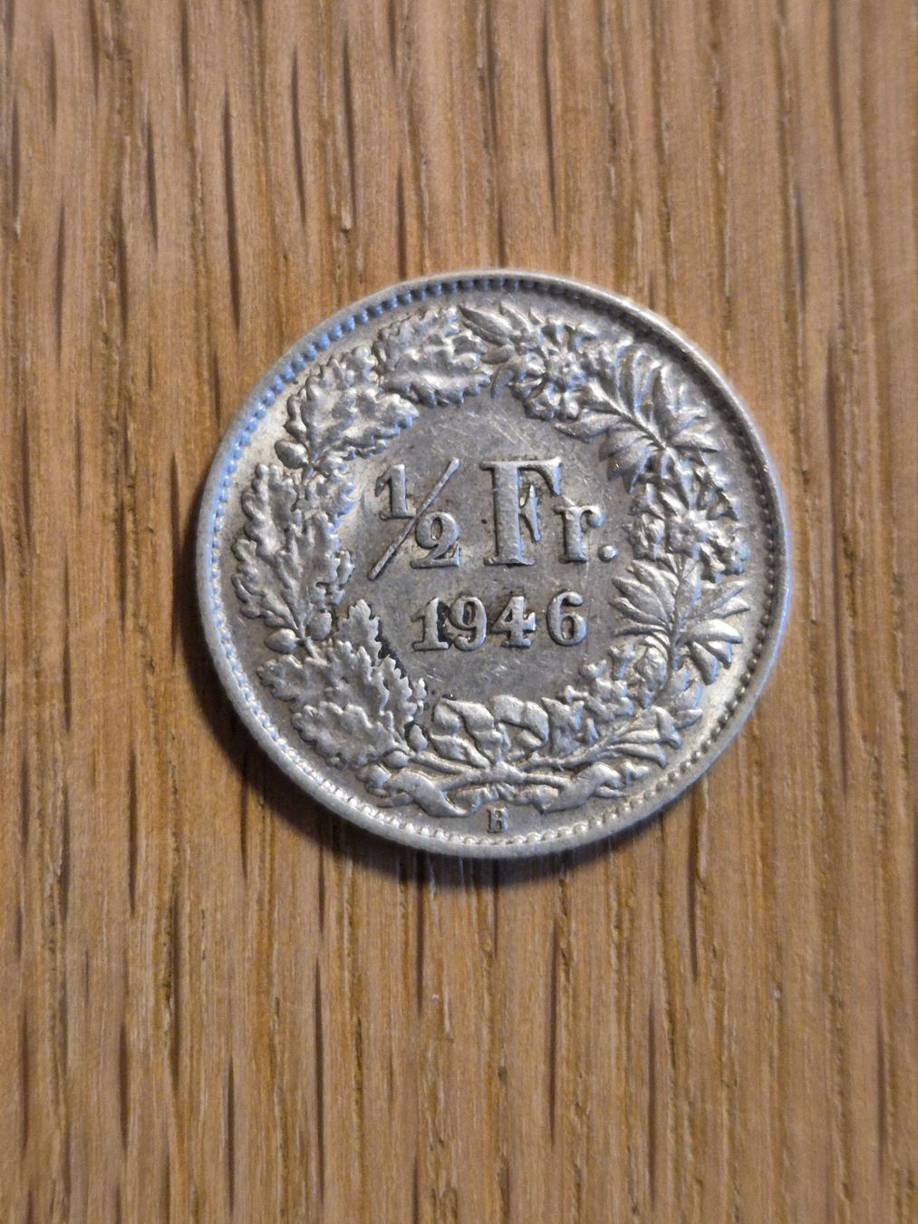 Alle Münzen: 1/2 Franken 1946 ^^ - RAR - Kat. Fr. 195.- – Gebraucht aus Mels von Goldenfalcon