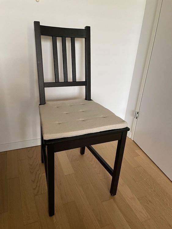 IKEA Stefan Stühle Stuhl 6 Stück mit Sitzkissen Kaufen auf Ricardo