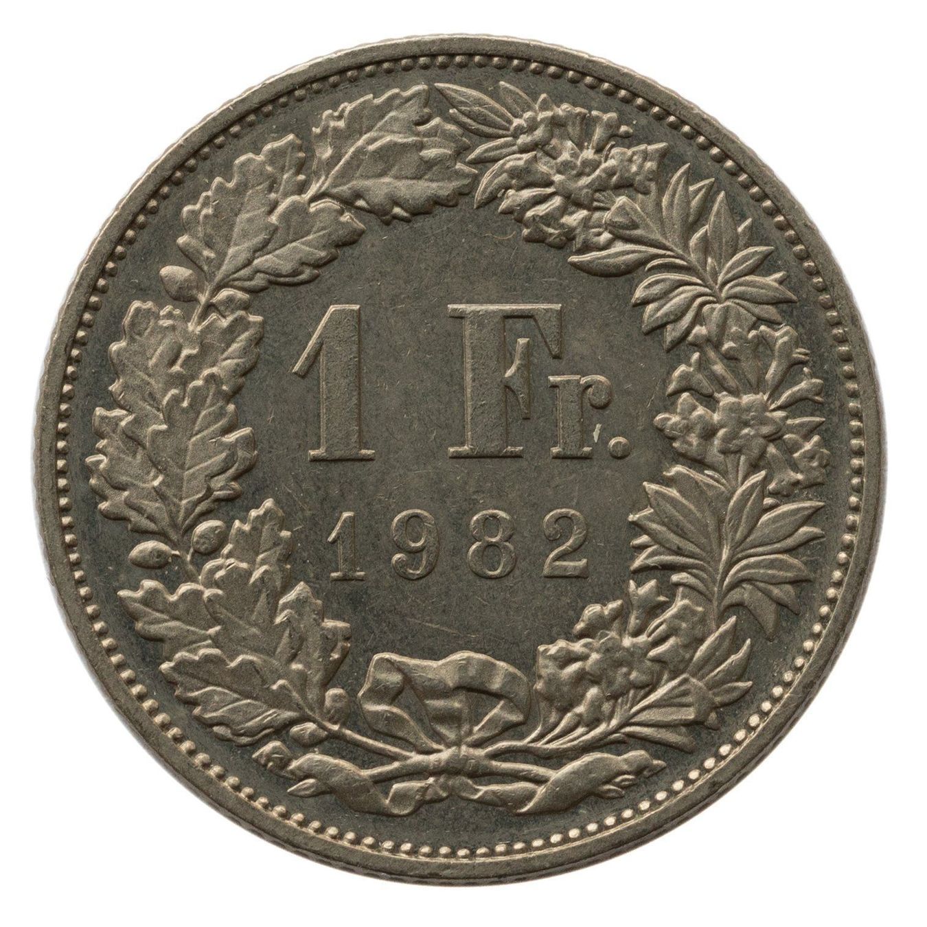 Tutti le monete: 1 Franken 1982 – Usato da Rotkreuz venduto da Swiss-Coins