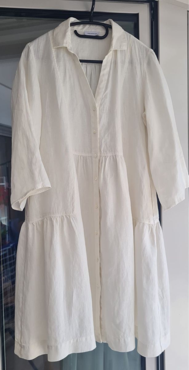 Vestiti: Rosso 35 Leinenkleid ecru Gr.36 – Usato da Zürich venduto da Juancarlos1