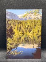 Flims. Abendstimmung am Caumasee gegen die Ringelspitze