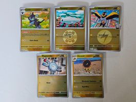 Pokemon Sammelkarten Glänzend 5x Electro Pokemon