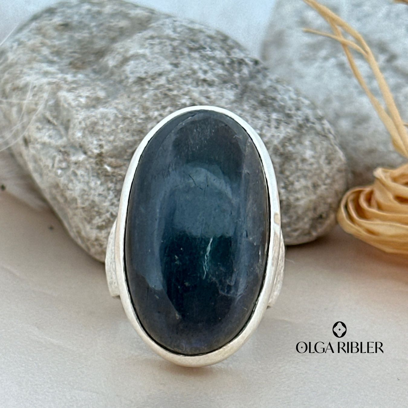 Olga Ribler Anelli: Labradorite Ring – Sterling Silber Grösse 60 – Nuovo (secondo la descrizione) da Luzern venduto da byolgaribleroutlet 4