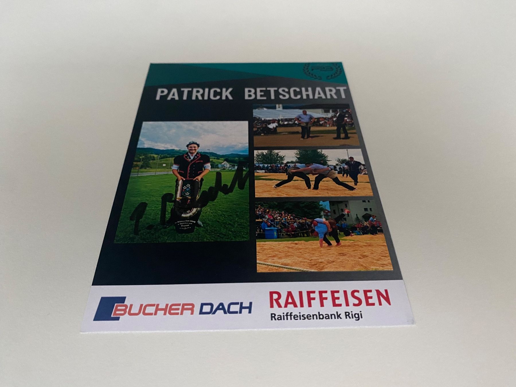 Autografi: Autogrammkarte von Betschart Patrick - Schwingen – Usato da Hergiswil LU venduto da FcMalkov