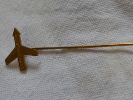 Anstecknadel ca 80er Jahre - Swissair - Gold