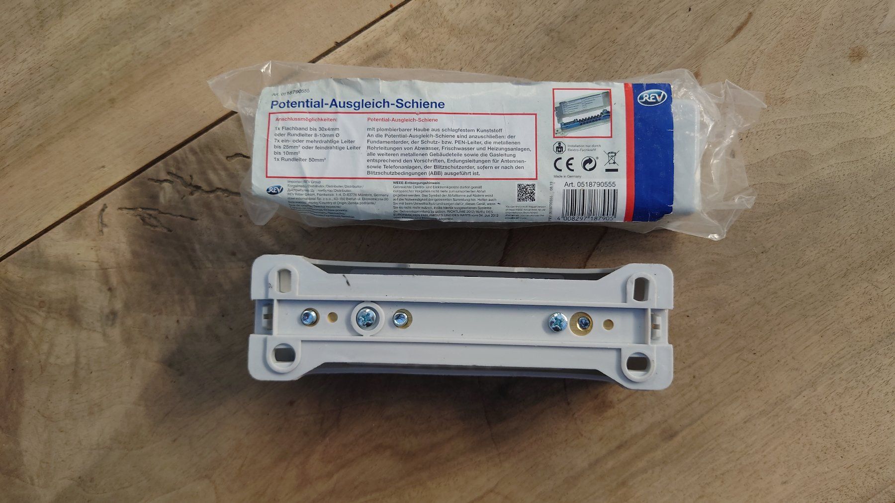 Componenti elettronici: Potentialausgleichsschiene 7 Anschlüsse 2 Stück – Nuovo e nell'imballaggio originale da Wittenbach venduto da Aberanders 4