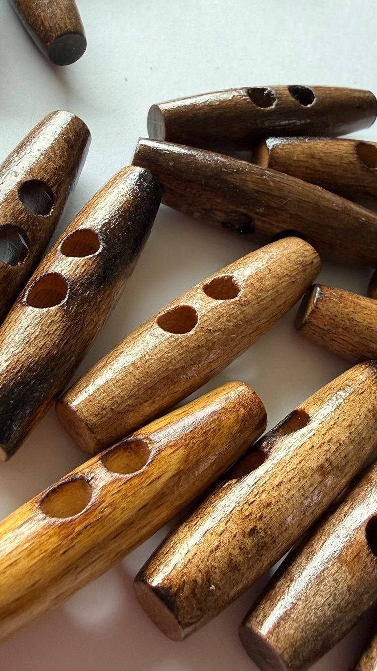 Bottoni: Holz Knebel-Knöpfe, 31Stk. – Nuovo (secondo la descrizione) da Allschwil venduto da Spice6 1
