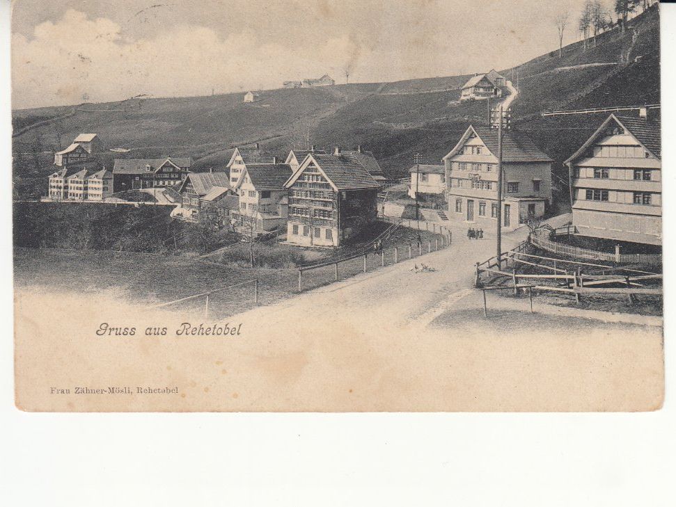 Cartoline postali: Rehetobel 1913 – Usato da Bürglen TG venduto da StampGraf