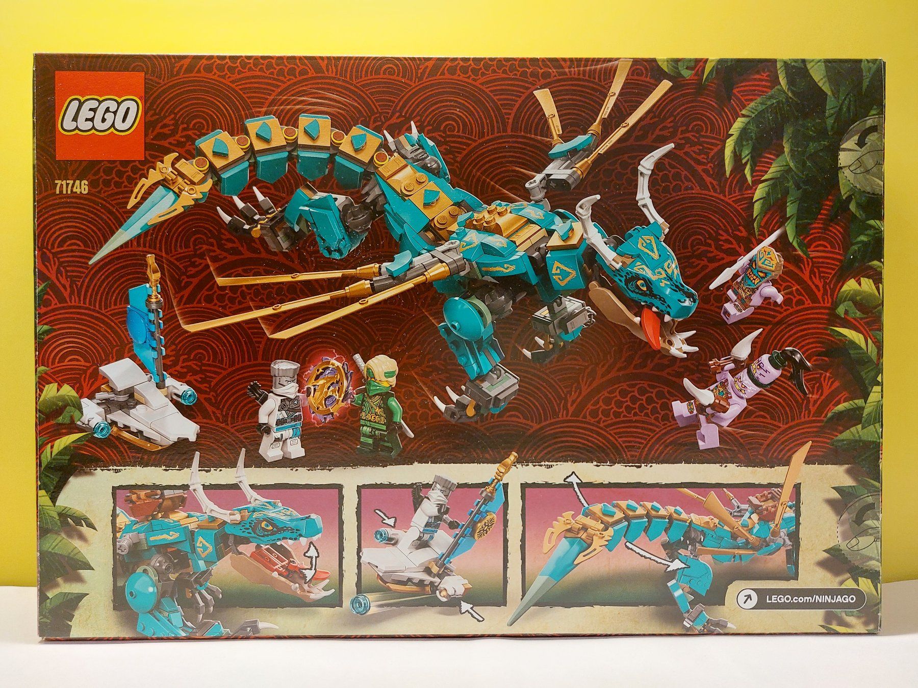 Lego Kit di costruzioni: LEGO NINJAGO 71746 Dschungeldrache / Drache NEU – Nuovo e nell'imballaggio originale da St.Gallen venduto da TinasBauundSpiel 1