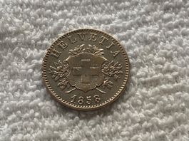 20 centimes/rappen 1858