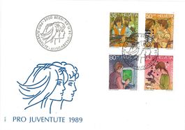 Kuvert Pro Juventute 1989