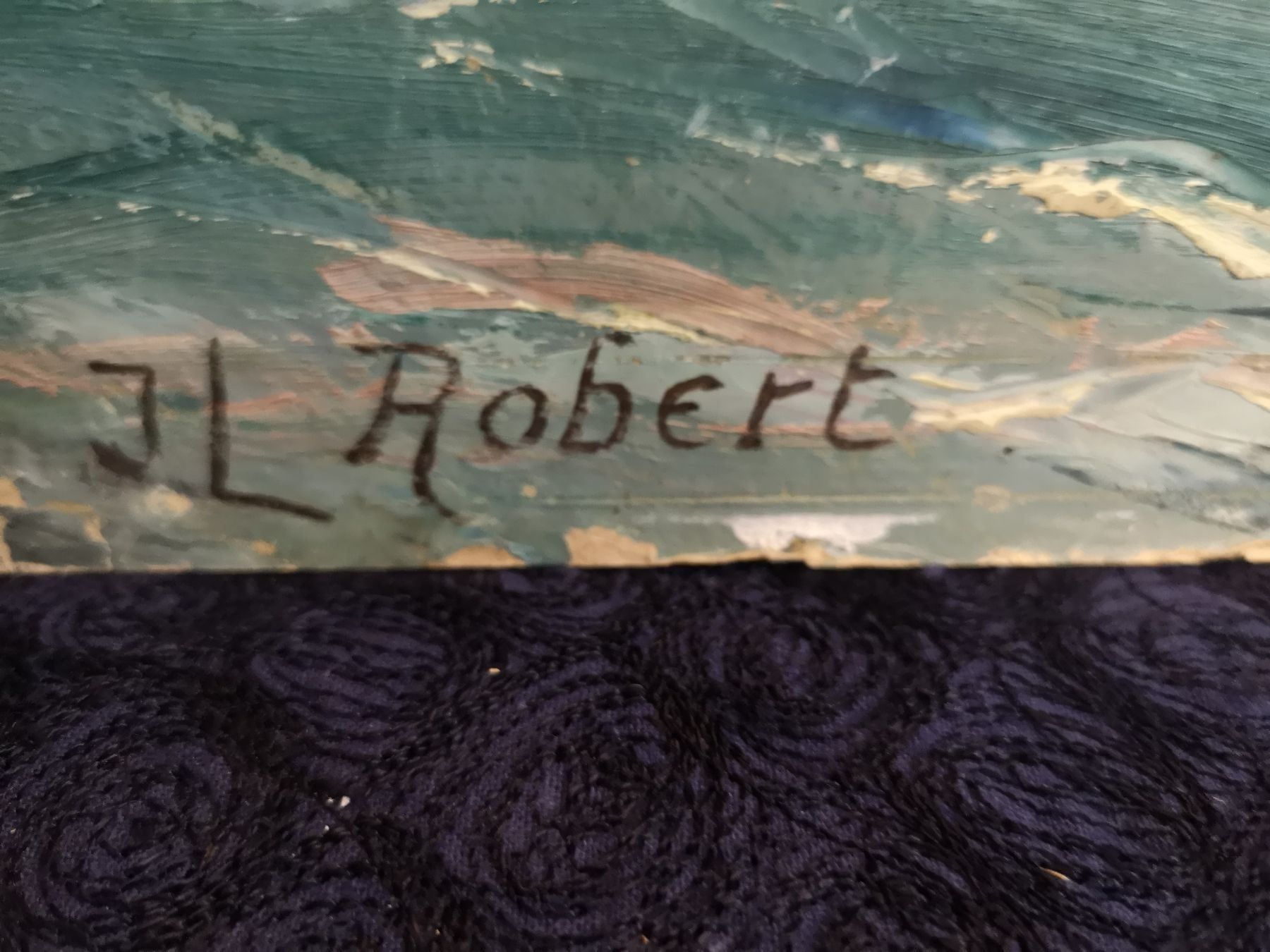 Dipinti: Huile sur panneau signée ROBERT – Usato da Genève venduto da Qanil77 2
