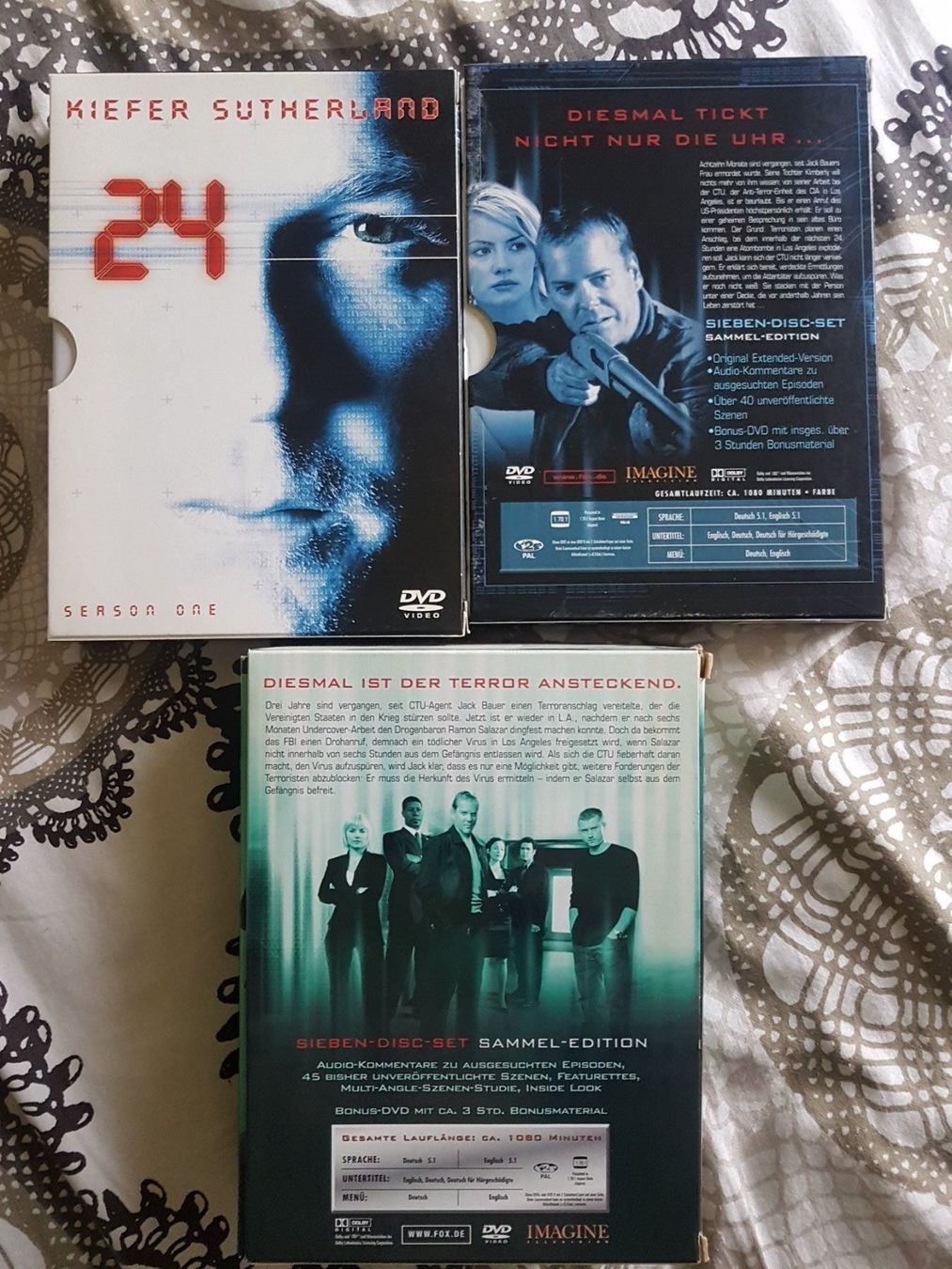 Tutti i DVDs: 24  / Staffel 1 - 3 komplett – Usato da Oberengstringen venduto da Asteroid56 1