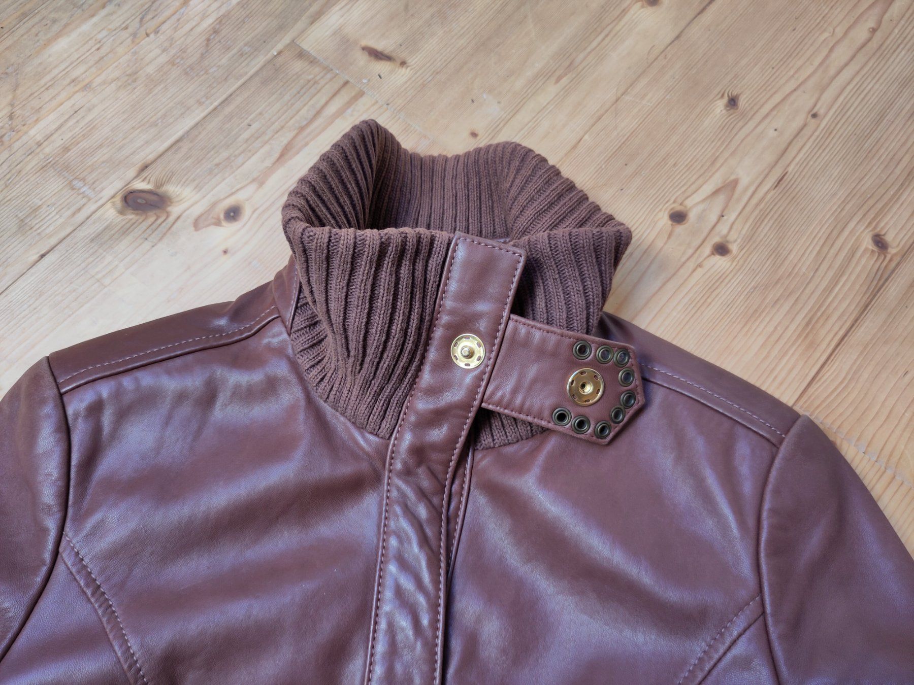 Giacche: Braune Lederjacke – Usato da Morgarten venduto da Pipolder1 2