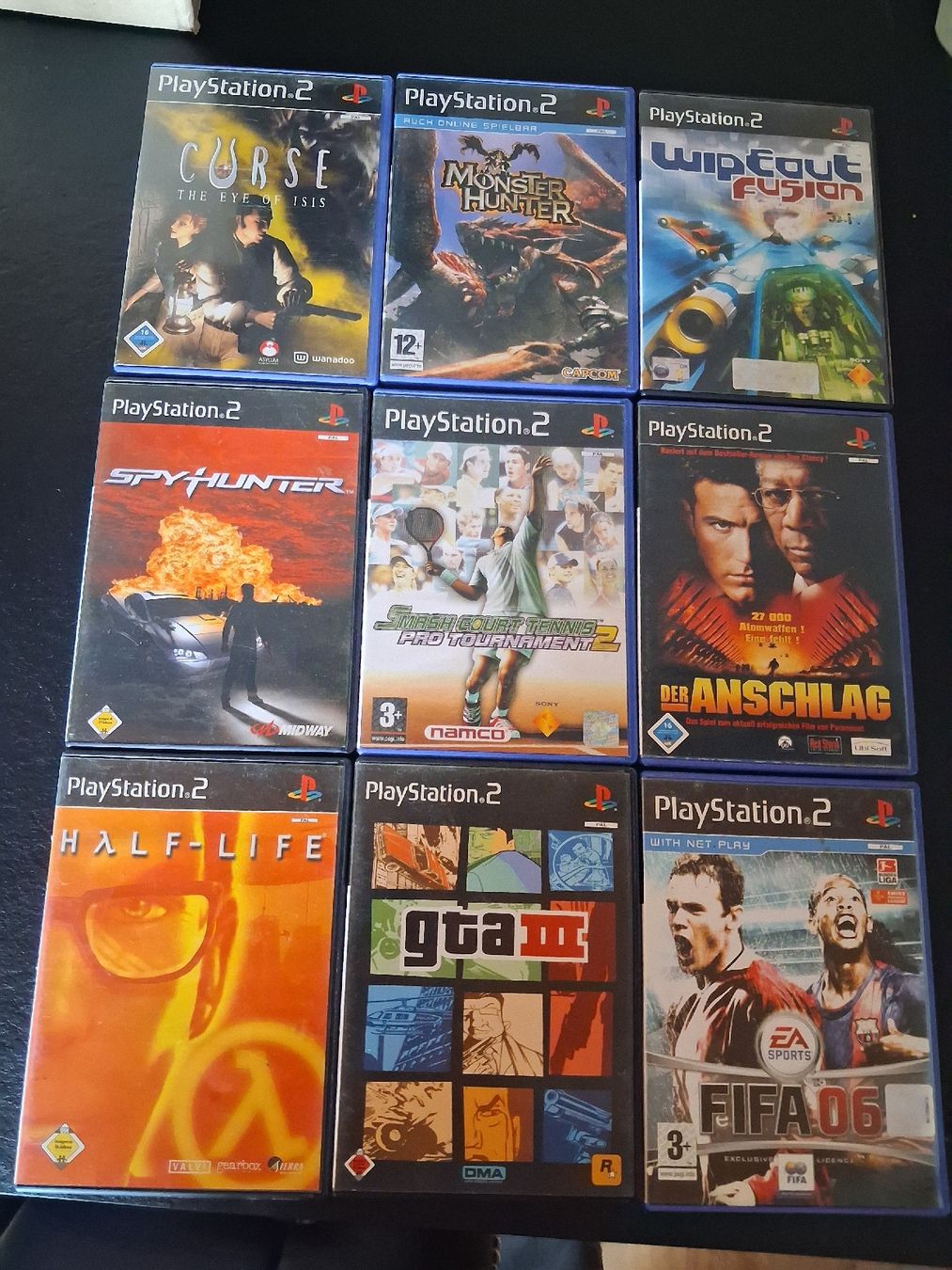 Jeux: lot jeux ps2  – D'occasion à Rossemaison par danou01