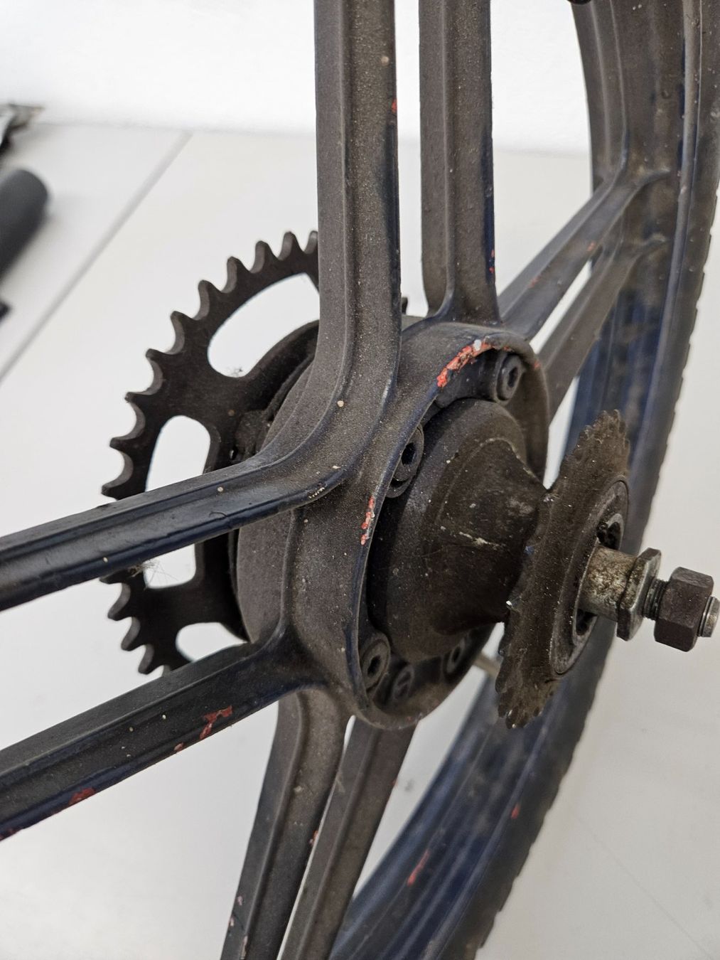 Puch Parti ricambio per ciclomotori: Puch Maxi S Gussfelge Hinterrad – Usato da Mellingen venduto da Mech-Service 2