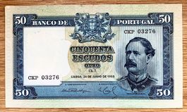 50 Escudos Portugal 1955!!! Rarität!!!