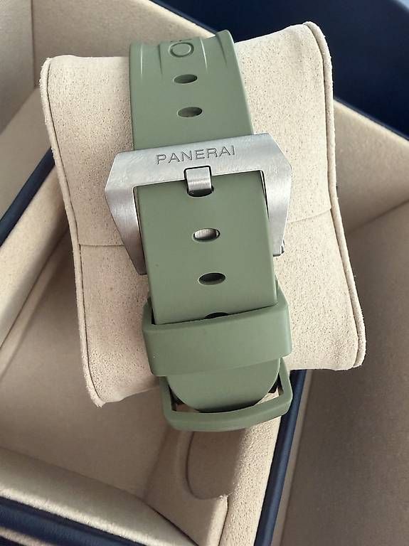 Panerai Orologi: Panerai Luminor Marina Titan-Green – Usato da Zürich venduto da timeio-swapwatch 8