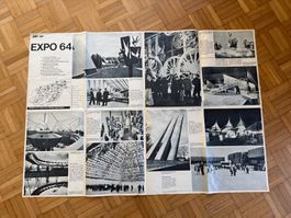 Originale Expo 64 Sonderbeilage - Seltenes Sammlerstück!