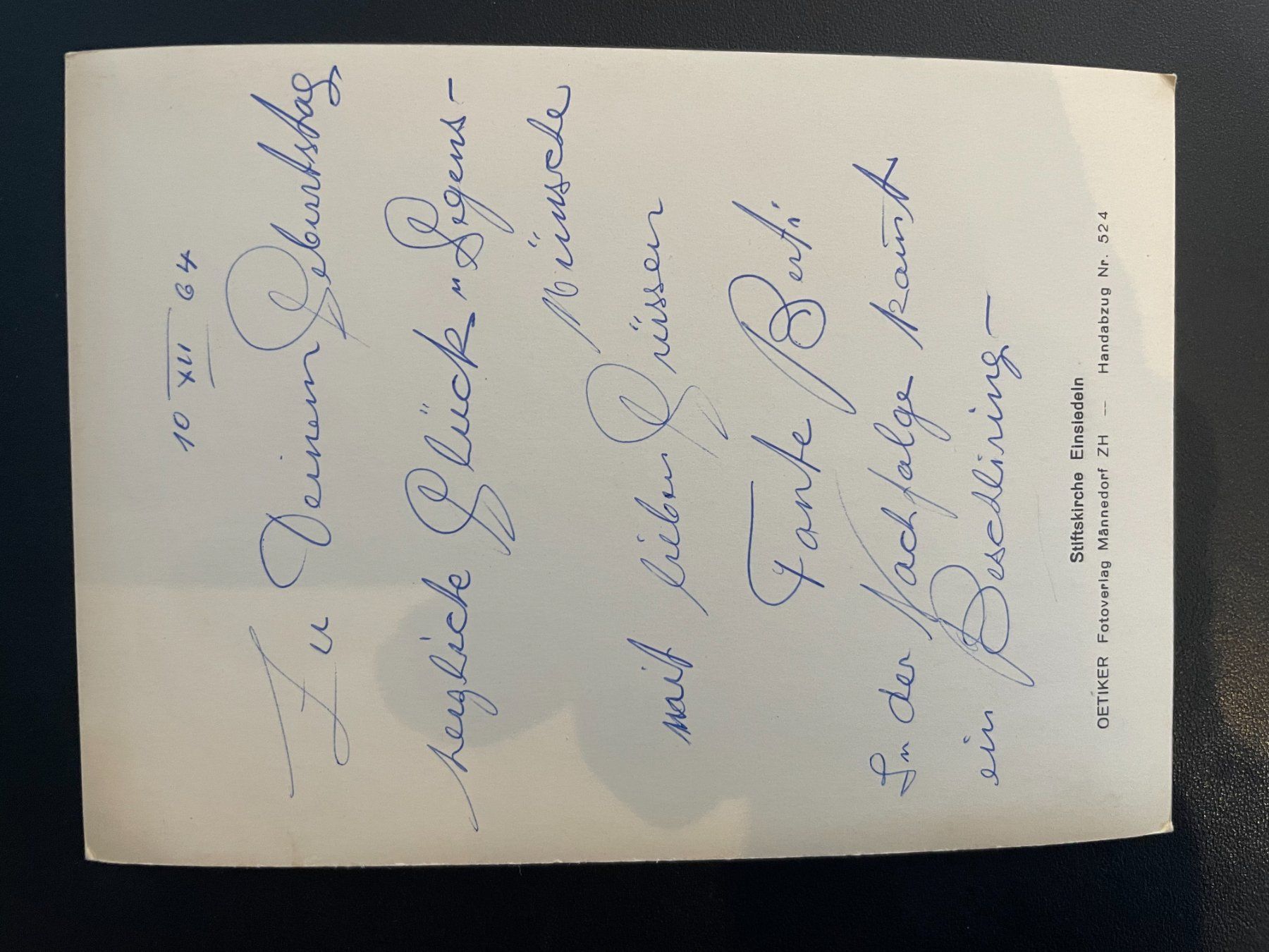 Cartoline postali: AK SZ Stiftskirche Einsiedeln – Usato da Thal venduto da Danny82 1