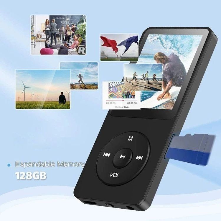 Lettore multimediale portatile: MP3 MP4 Player Bluetooth FM-Radio  LCD Display HiFi Musik – Nuovo (secondo la descrizione) da Kirchdorf AG venduto da Aarereussshop 3