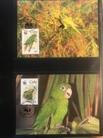 Kuba 1998 Satz WWF Kubasittich Maximumkarten