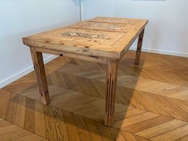 Esstisch aus Vollholz 90 x 170 cm
