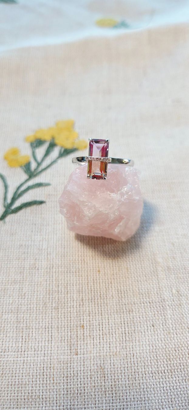 Anelli: NEW - S925 Ametrine Ring (Adjustable) – Nuovo (secondo la descrizione) da Zürich venduto da cin_wcf6 4