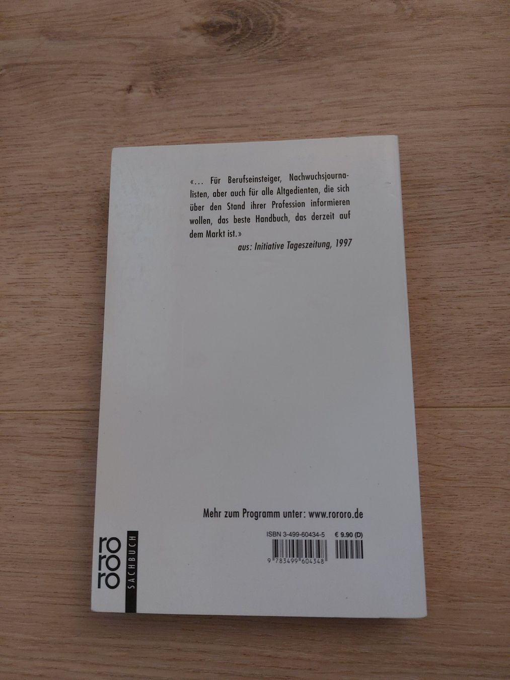 Bücher: Handbuch des Journalismus – Gebraucht aus Untereggen von ros_kz89 1