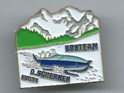Plaketten & Abzeichen: Bobteam D.Scherer Swiss Ansteckpin – Gebraucht aus Zürich von t24_de