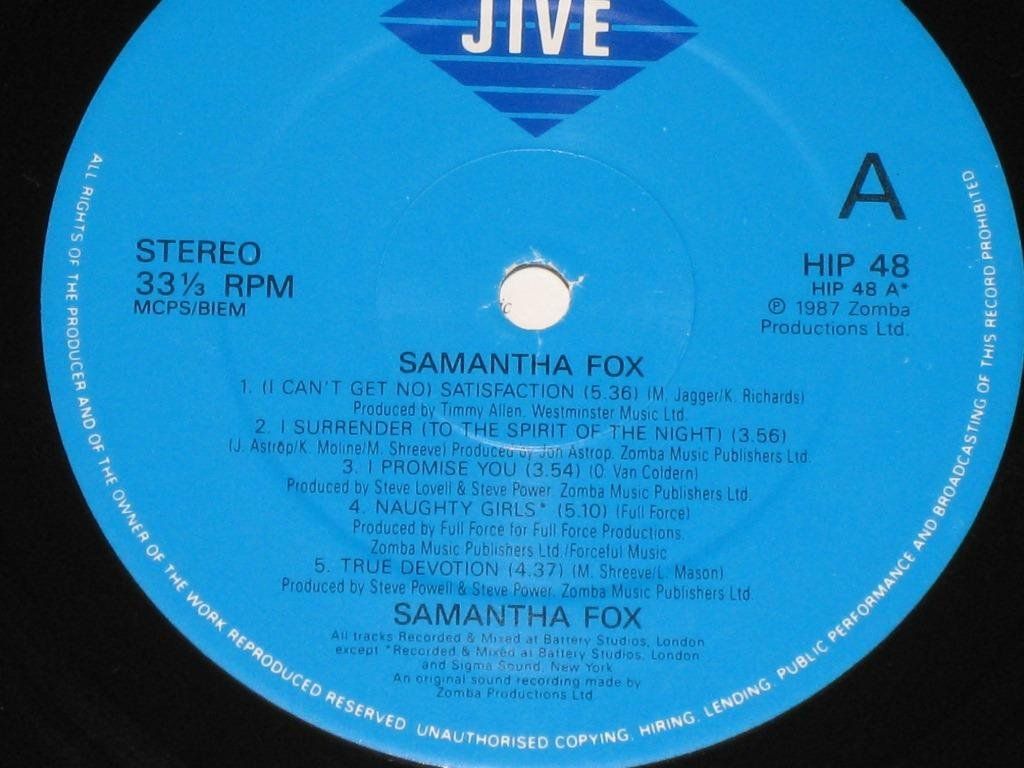 Dischi in vinile: LP - SAMANTHA FOX – Usato da Steckborn venduto da Quo7 1