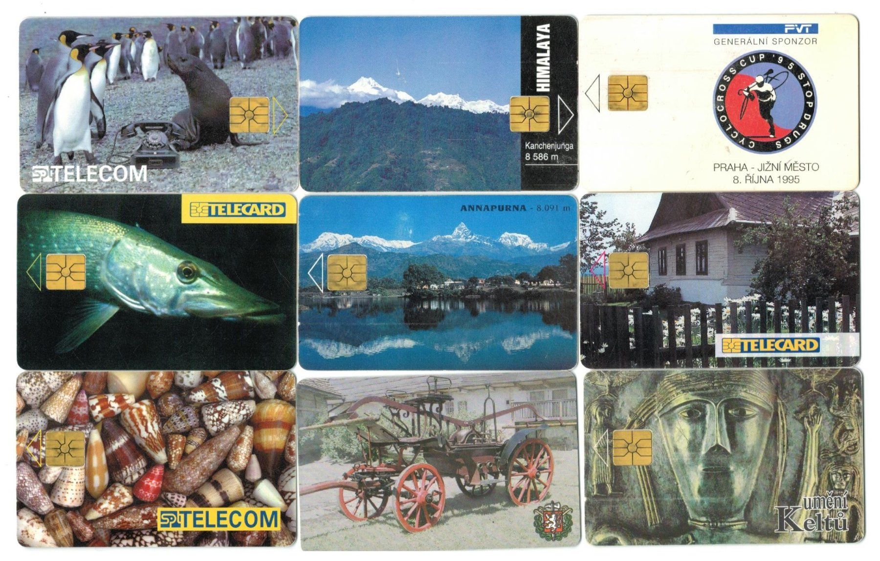 Schede telefoniche: 9 Telefonkarten Tschechien – Usato da Zürich venduto da Tolima194