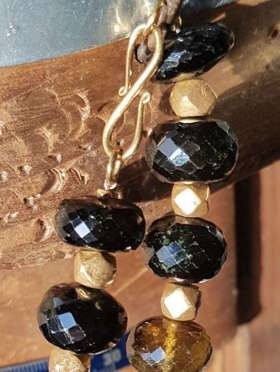 Catenine: Wunderschöne Turmalin Kette mit Gold – Nuovo (secondo la descrizione) da Unterägeri venduto da Altgoldschmuck 2