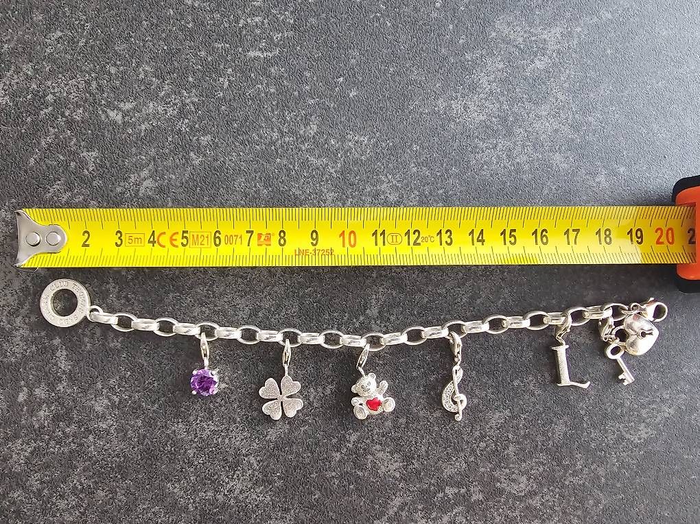Bracciali & Braccialetti: Original Thomas Sabo Charm-Armband mit 6 Anhängern – Usato da Zollikofen venduto da Lexxy 3