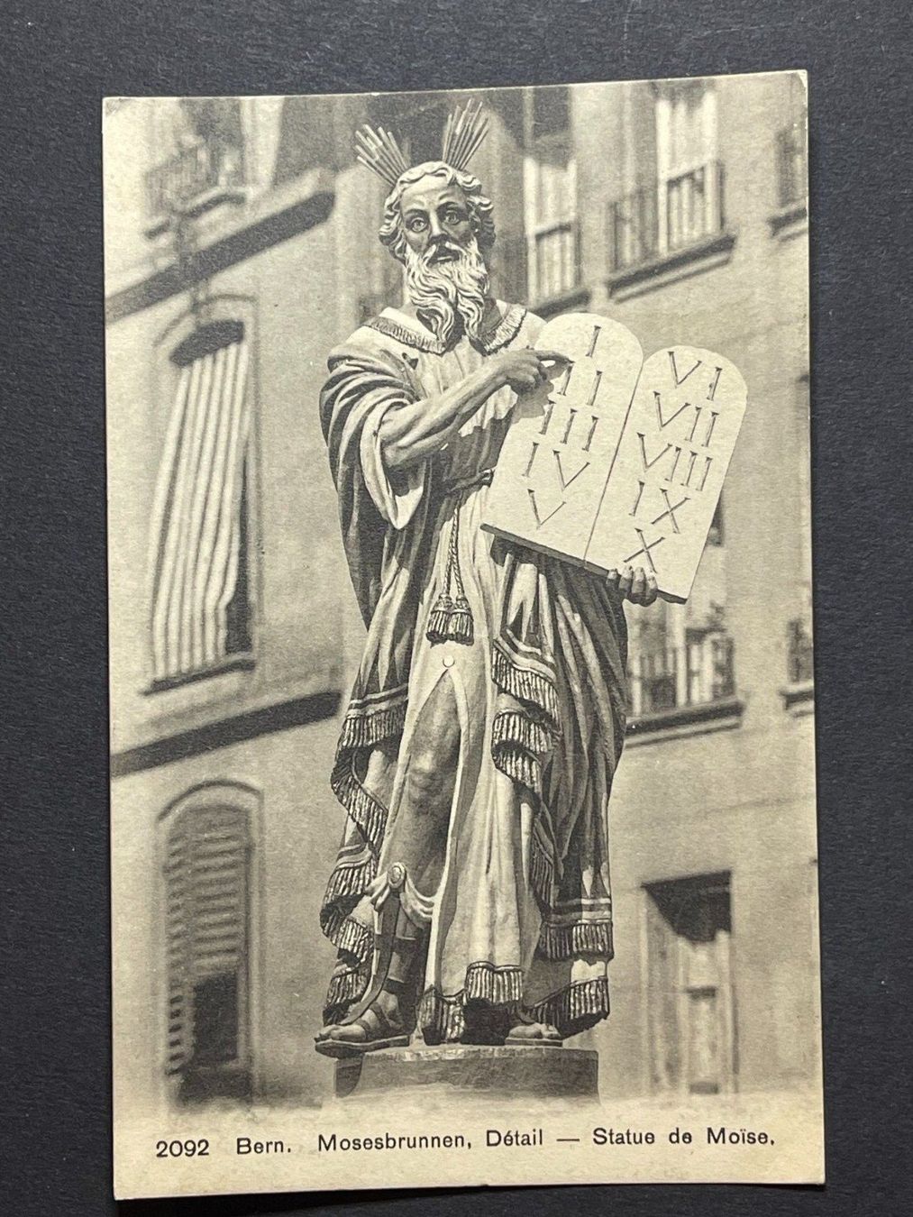 Cartoline postali: Bern, Mosesbrunnen – Usato da Steg VS venduto da danwer74