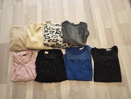 8 Teile elegant Grösse 48/XXL